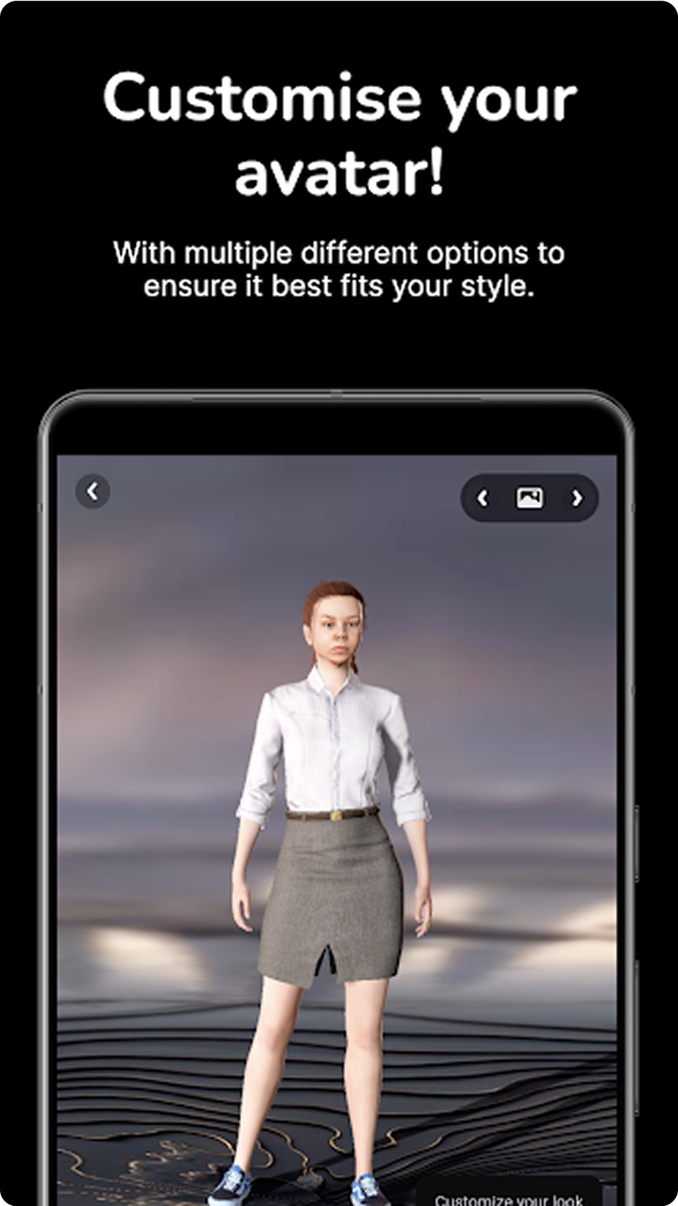 Customise your avatar